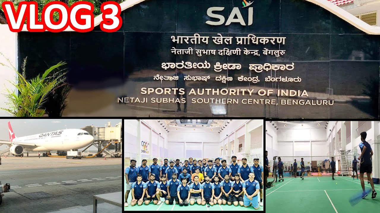 vlog 3 Bangalore SAI 6 week certificate course and my full trip video