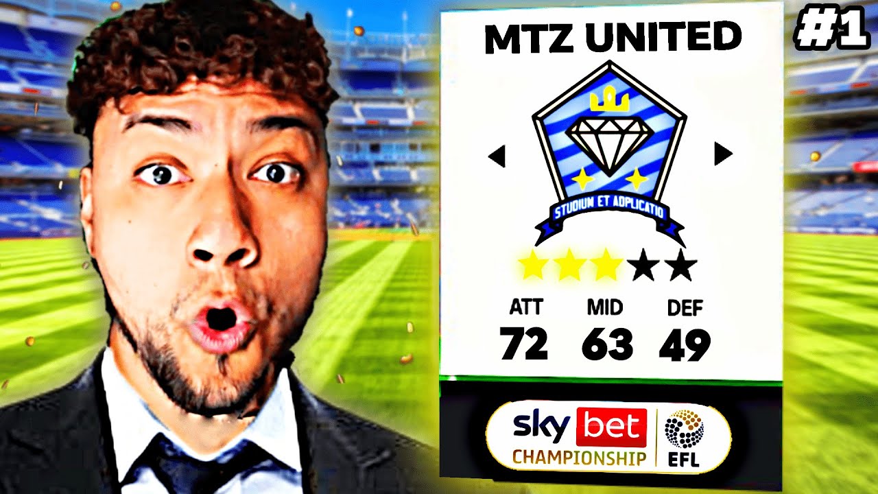 MTZ United Journey Begins EP1🤩 Create Your Own Club FC24