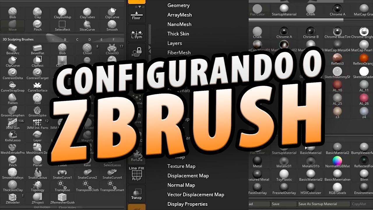 [Tutorial] Configurando a interface do ZBrush