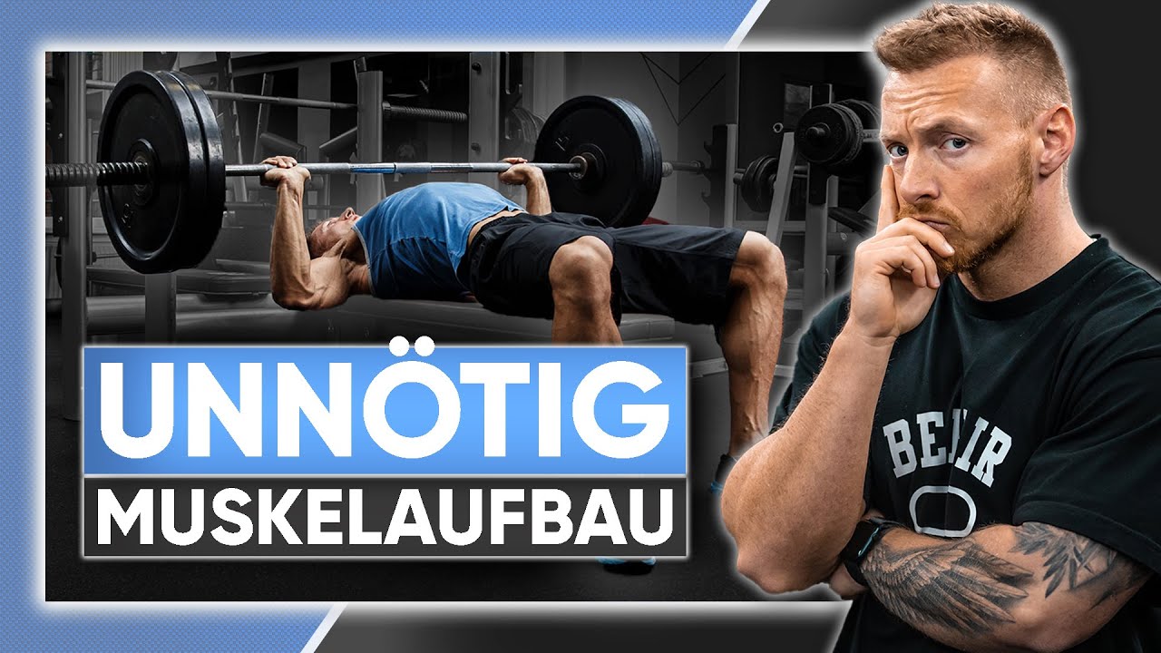 Unn&ouml;tige &Uuml;bungen f&uuml;r MUSKELAUFBAU ❌ (Kniebeugen, Bankdr&uuml;cken, Kreuzheben)