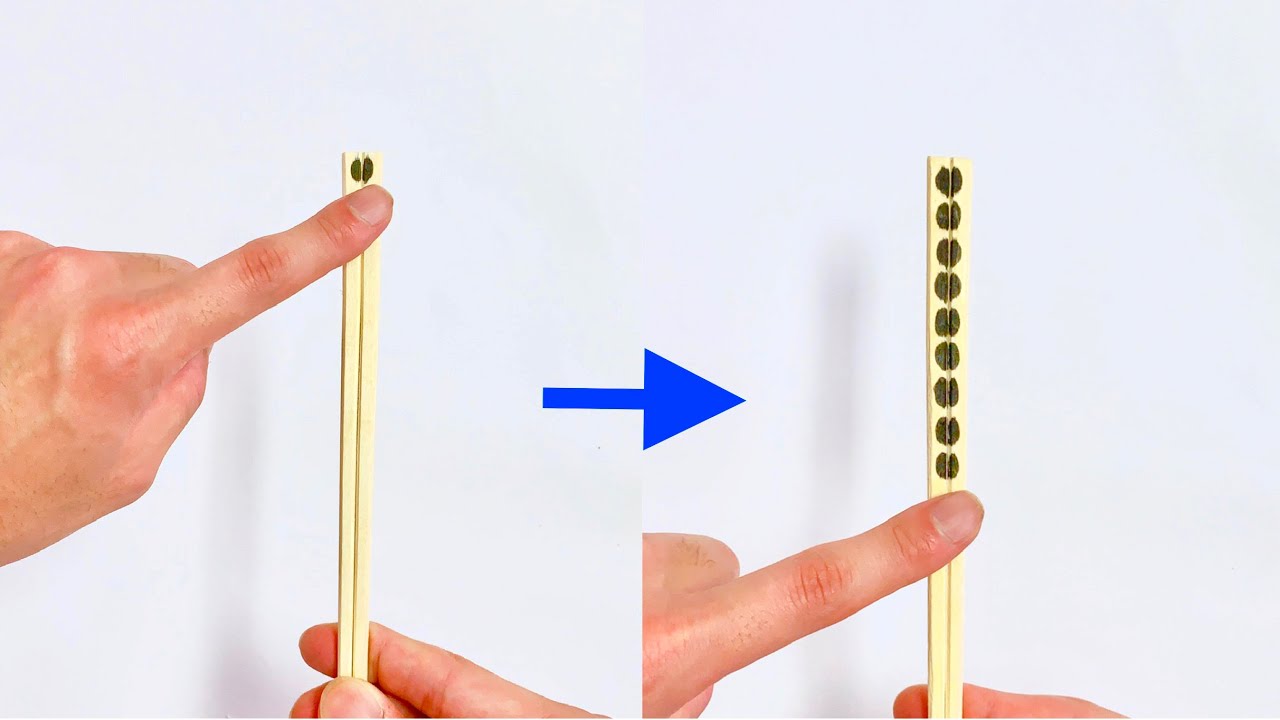 この割り箸マジックは簡単なのにプロ級にすごい【タネ明かし】