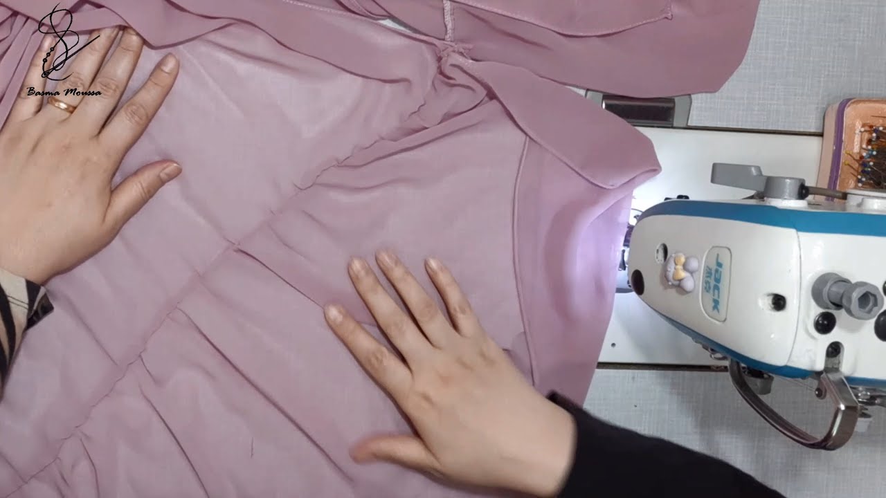 شرح طريقة تقصير طرحة بكرانيش من الداخل  How to shorten a veil with cornices from the inside