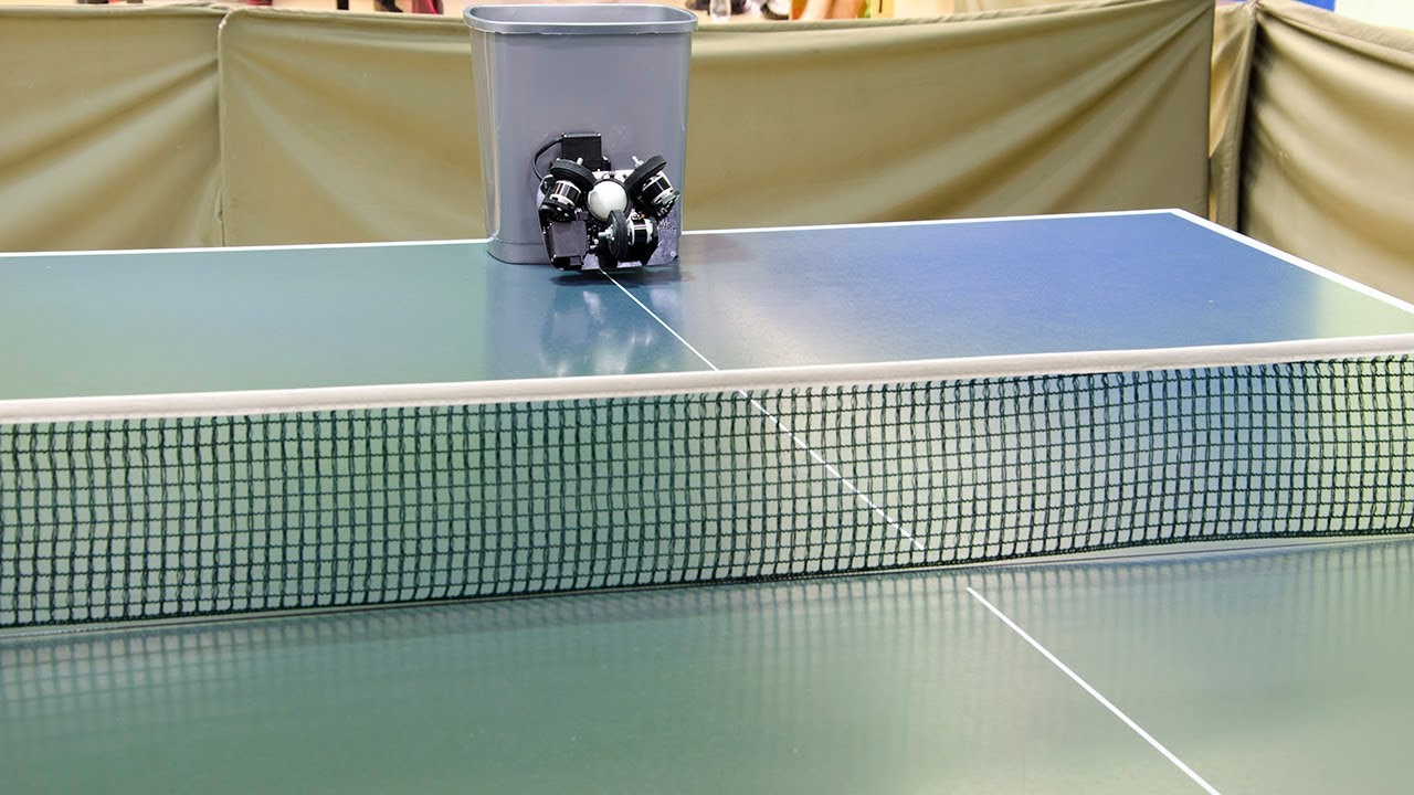 Tennirobo - table tennis robot. Робот/пушка/тренажер для настольного тенниса.