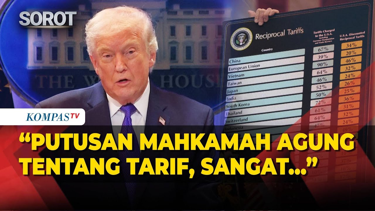 Respons Donald Trump Usai Mahkamah Agung AS Batalkan Tarif Global: Mengecewakan!