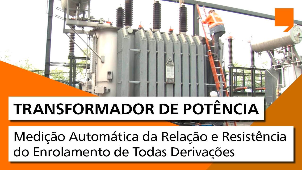 Medição Automática da Relação e Resistência do Enrolamento de Todas Derivações e Fases