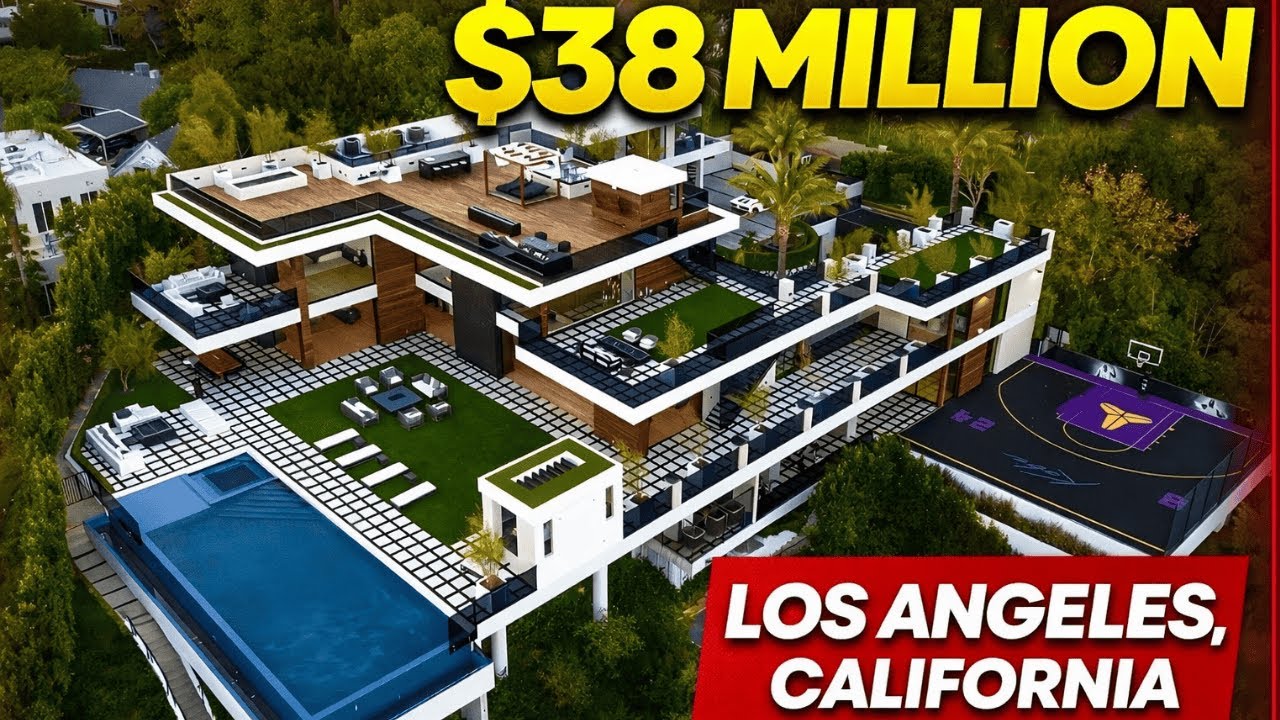 This $38M Los Angeles Mansion Will Blow Your Mind | Luxury Home Tour