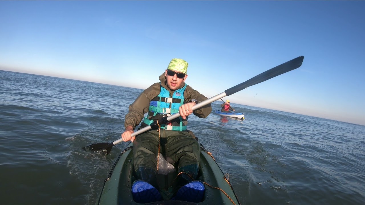 Bic Bilbao kayak in Caspian Sea