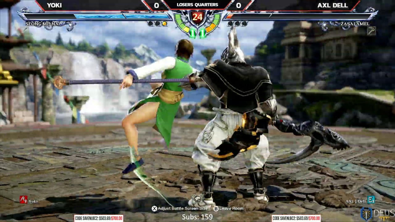 SC6 @ NLBC 210 Online Edition  - Yoki vs. Axl Dell