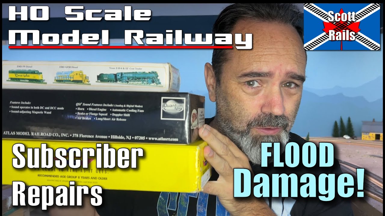 Salvaging Flood Damaged HO Scale Locomotives - Is It Possible?