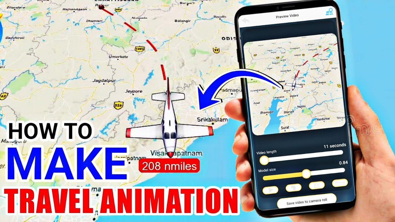 TravelBoast - How to Create Travel Animation on Map 🔥
