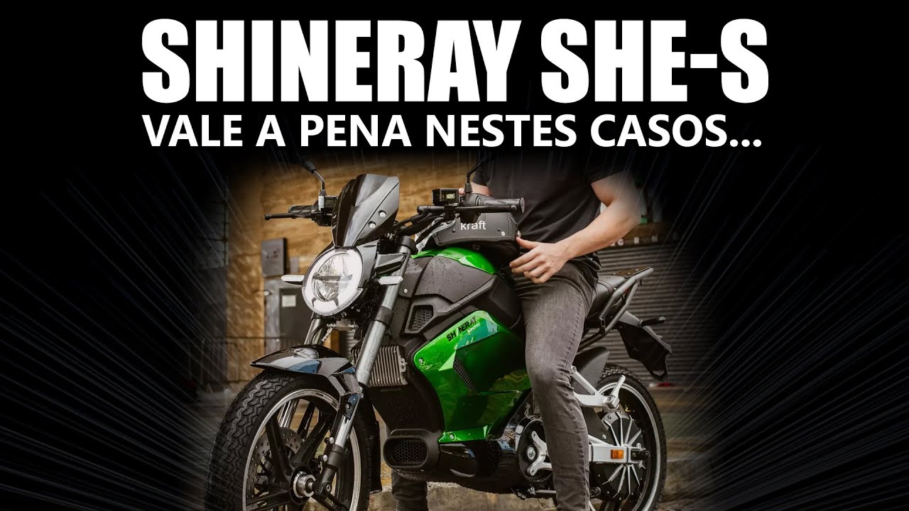Moto elétrica Shineray SHE-S vale a pena nestes casos...