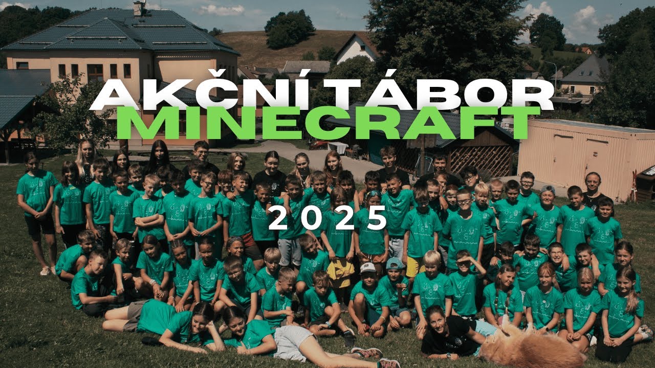 MINECRAFT t&aacute;bor, &Uacute;EV Mladoňov 2025