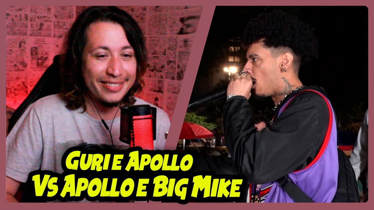 (ESPETÁCULO!!!) GURI E APOLLO x BIG MIKE E KROY | SEMIFINAL | #BDN185|  REACT DO MORENO