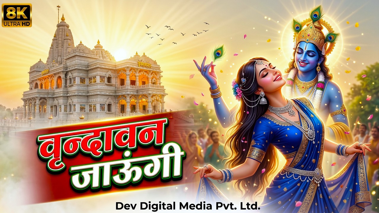 Vrindavan Jaungi | वृन्दावन जाउंगी | मेरे उठे विरह में पीर | Krishna Bhajan 2026 | #krishna #radhe