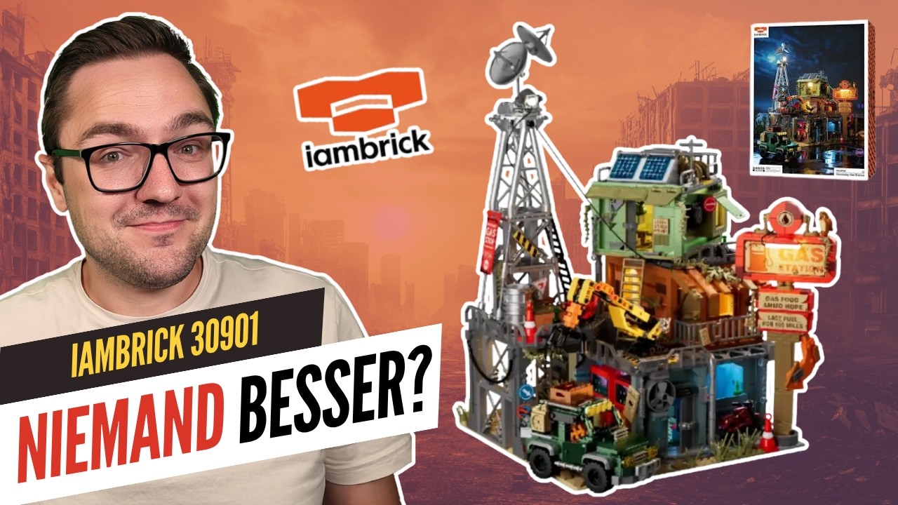Die beste Klemmbausteinmarke? - IAMBRICK 30901 Doomsday Gas Station