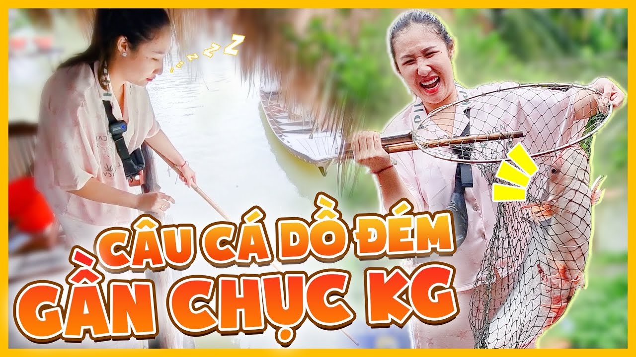 Thánh nhọ của năm Nguyễn Huỳnh Như đã hết nhọ khi câu được con cá gần chục kg.