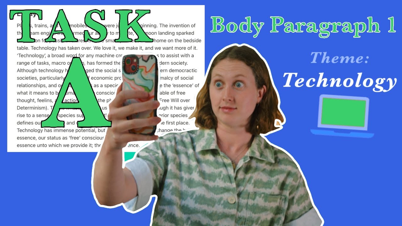 Body Paragraph 1 | Write a Task A GAMSAT Section 2 essay with me