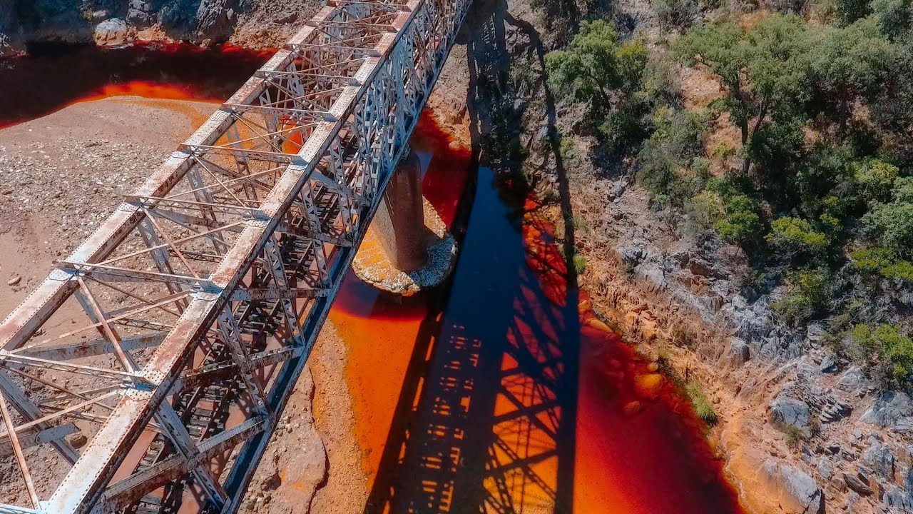 Línea ferroviaria del Rio Tinto. 4K