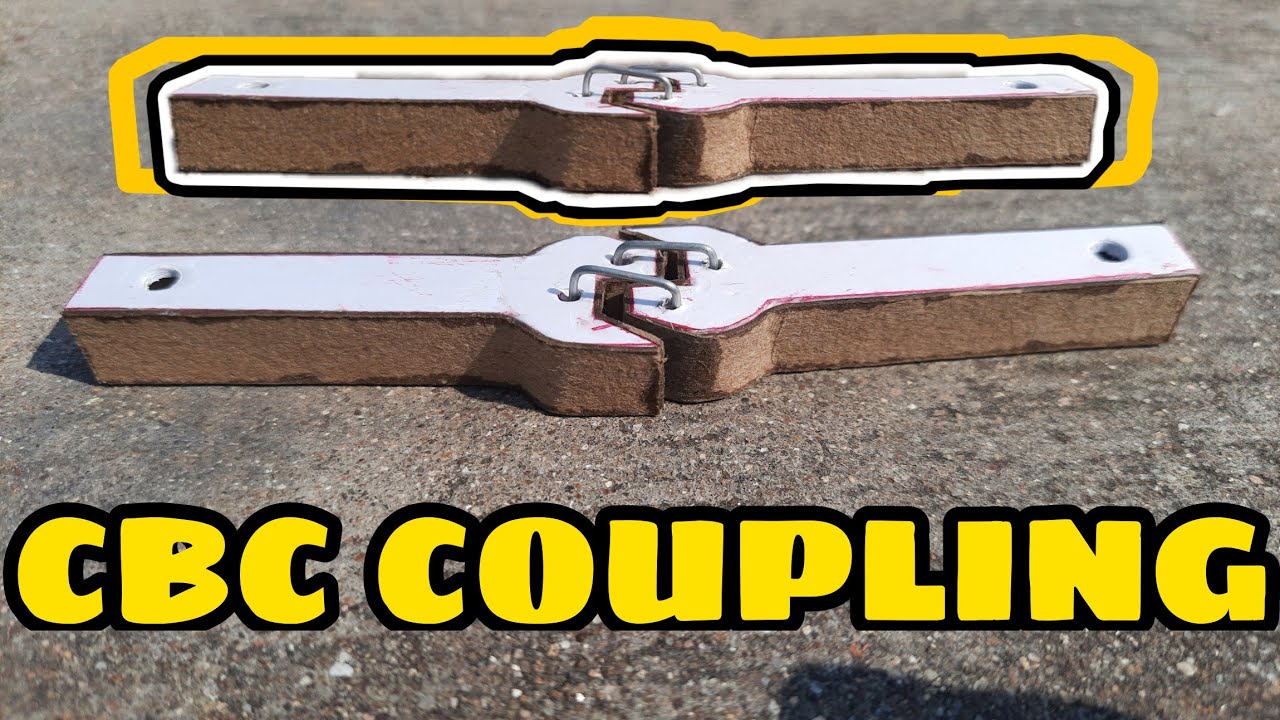 How to make CBC Coupling | CBC Coupling | CBC Railway Coupling | How To Make Train