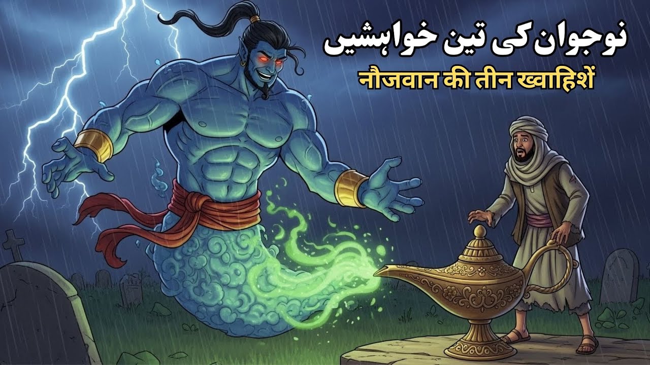 Aik Jinn Aur Ghareeb Naujawan Ki Teen Khwahishain | Iman Ka Imtihaan