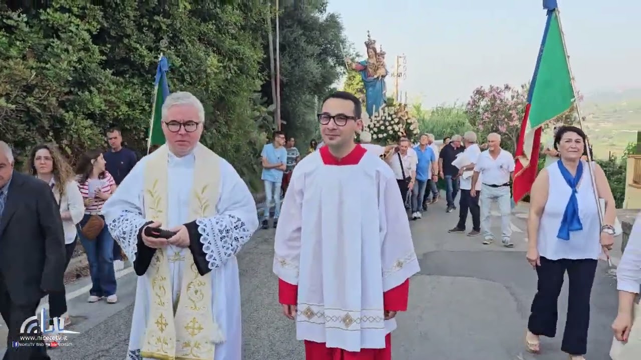 La Processione della Madonna del Perpetuo Soccorso da Gualtieri Sicamino' (ME) a Soccorso 14/06/25