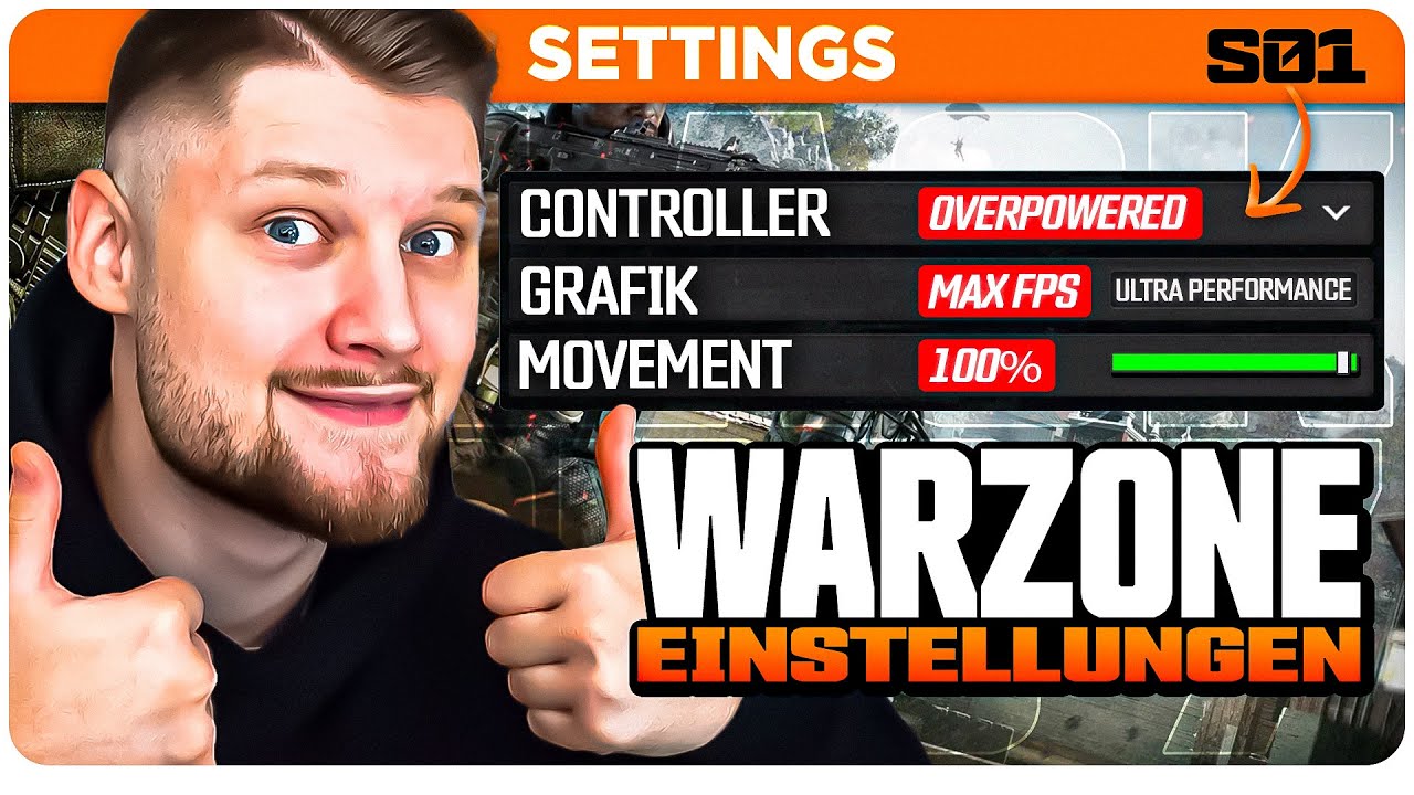 Diese Einstellungen BRAUCHST DU f&uuml;r das NEUE WARZONE + BO7 (PC/Konsole + Controller Settings)