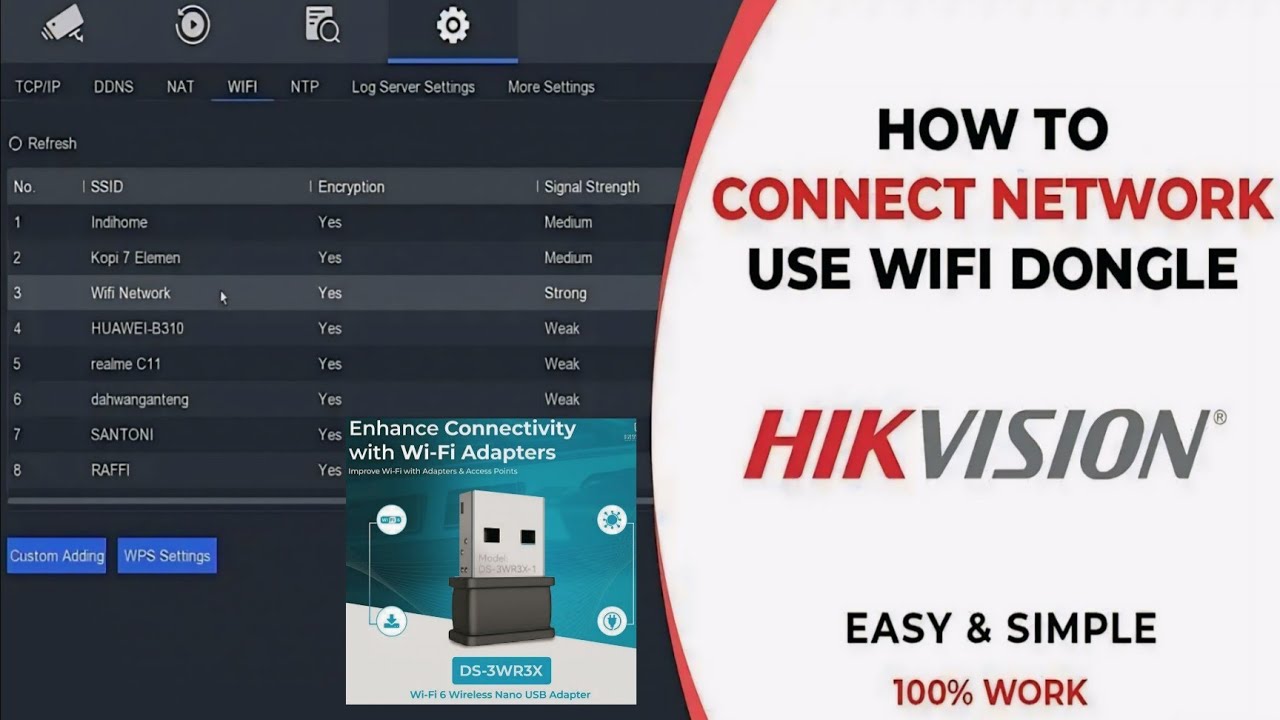hikvision dvr wifi dongle connect, DVR firmware update and connect wirelessly with dongle