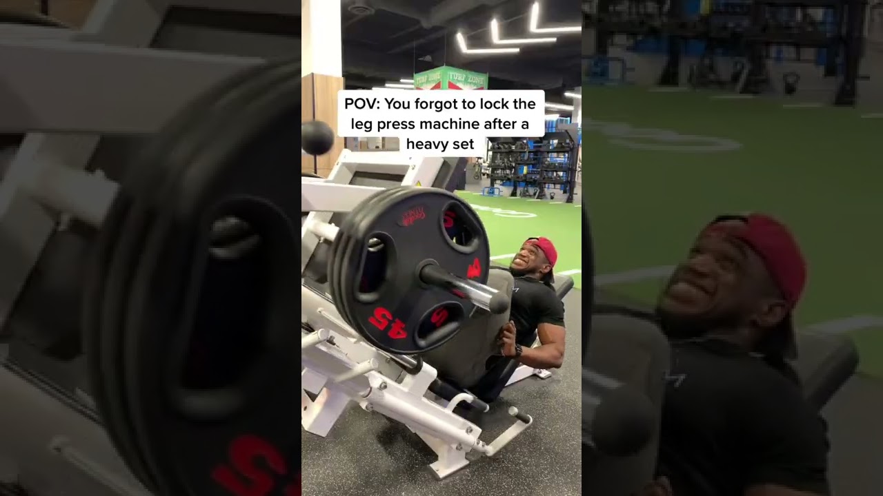 The Danger of using the LEG PRESS MACHINE #fitness #shorts