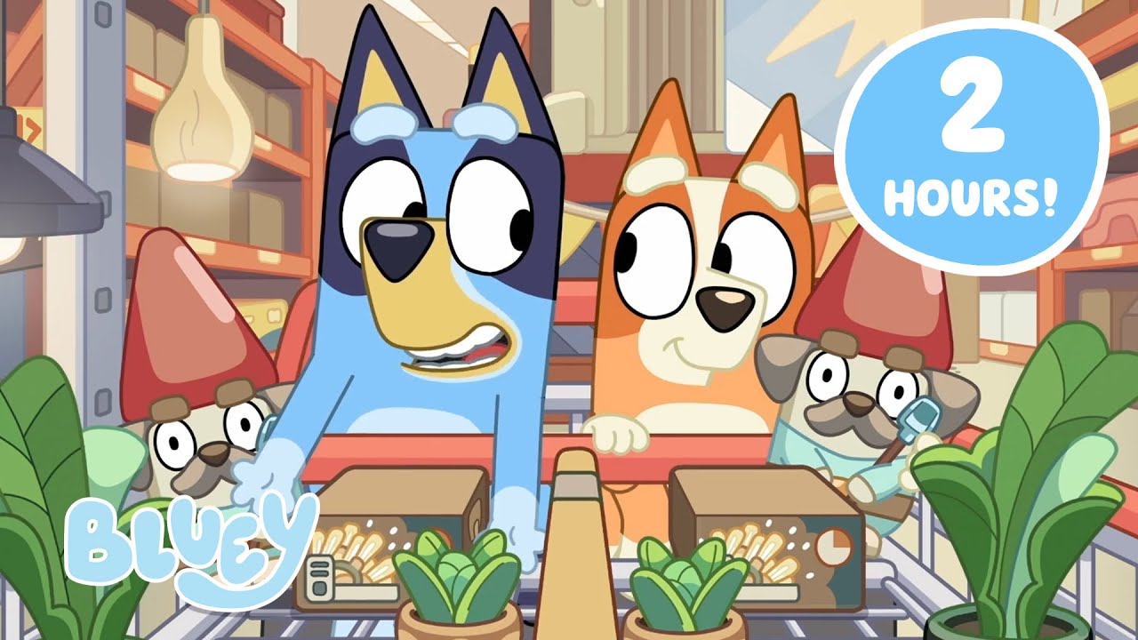 2 HOURS of Bluey Moments with Family and Friends 💙 ⭐️ | Bluey Compilation | Bluey