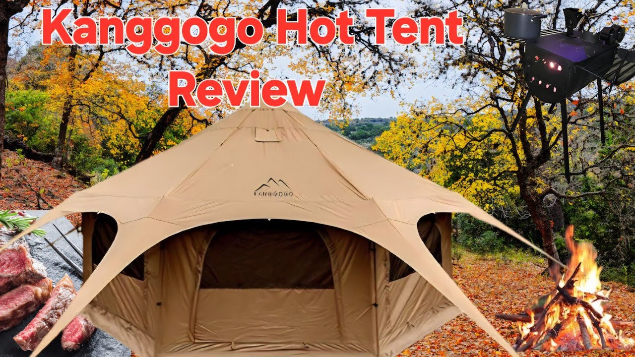 First frost of the year Hot Tent Camping November 2025  