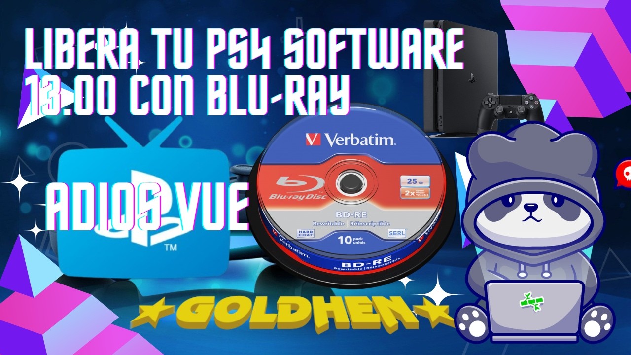Libera tu Ps4 Software 13.00 con Nuevo Iso Blu-ray...