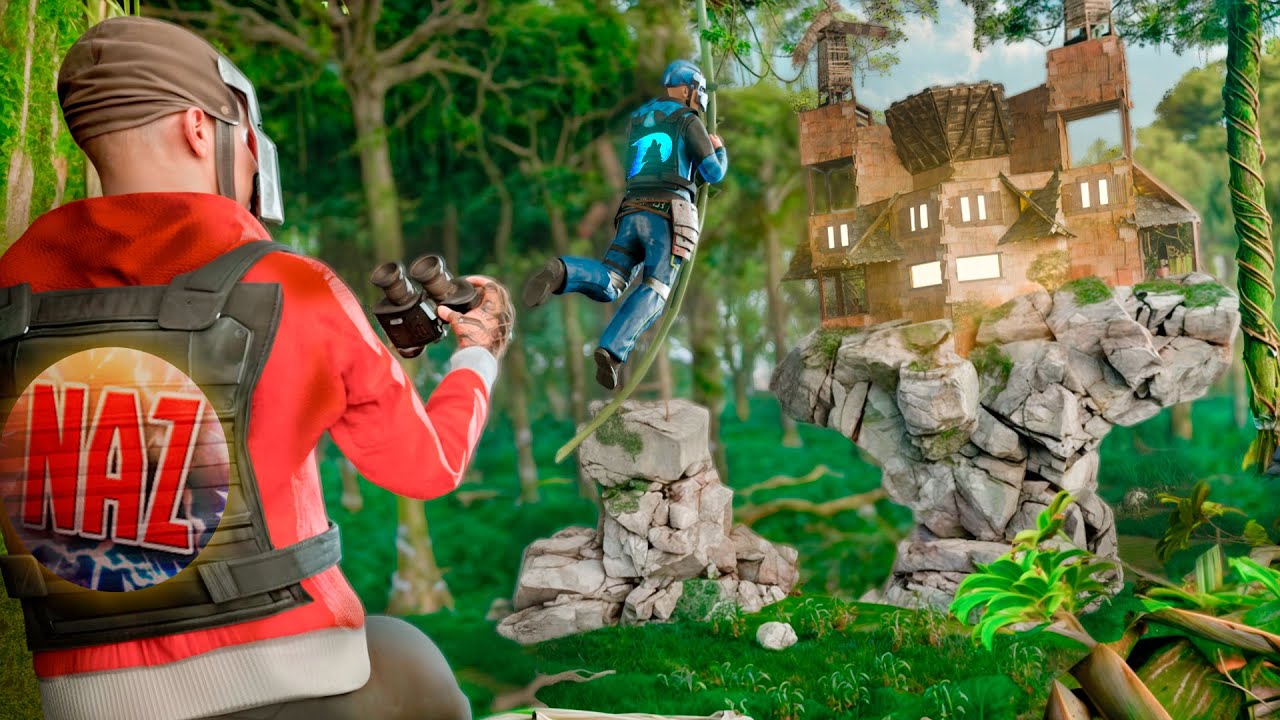 We Built a JUNGLE GYM On a CLAN Server in Rust