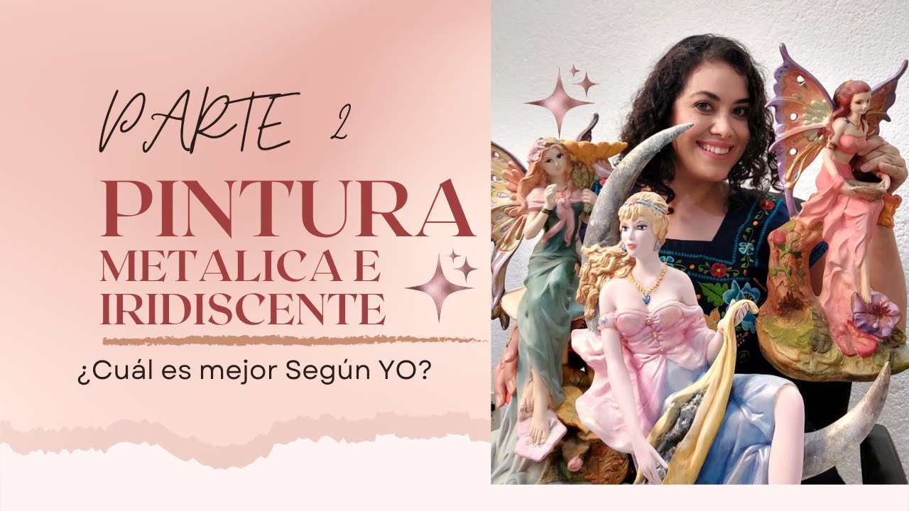 Cómo usar la pintura metálica y la pintura iridiscente, Cual usar?