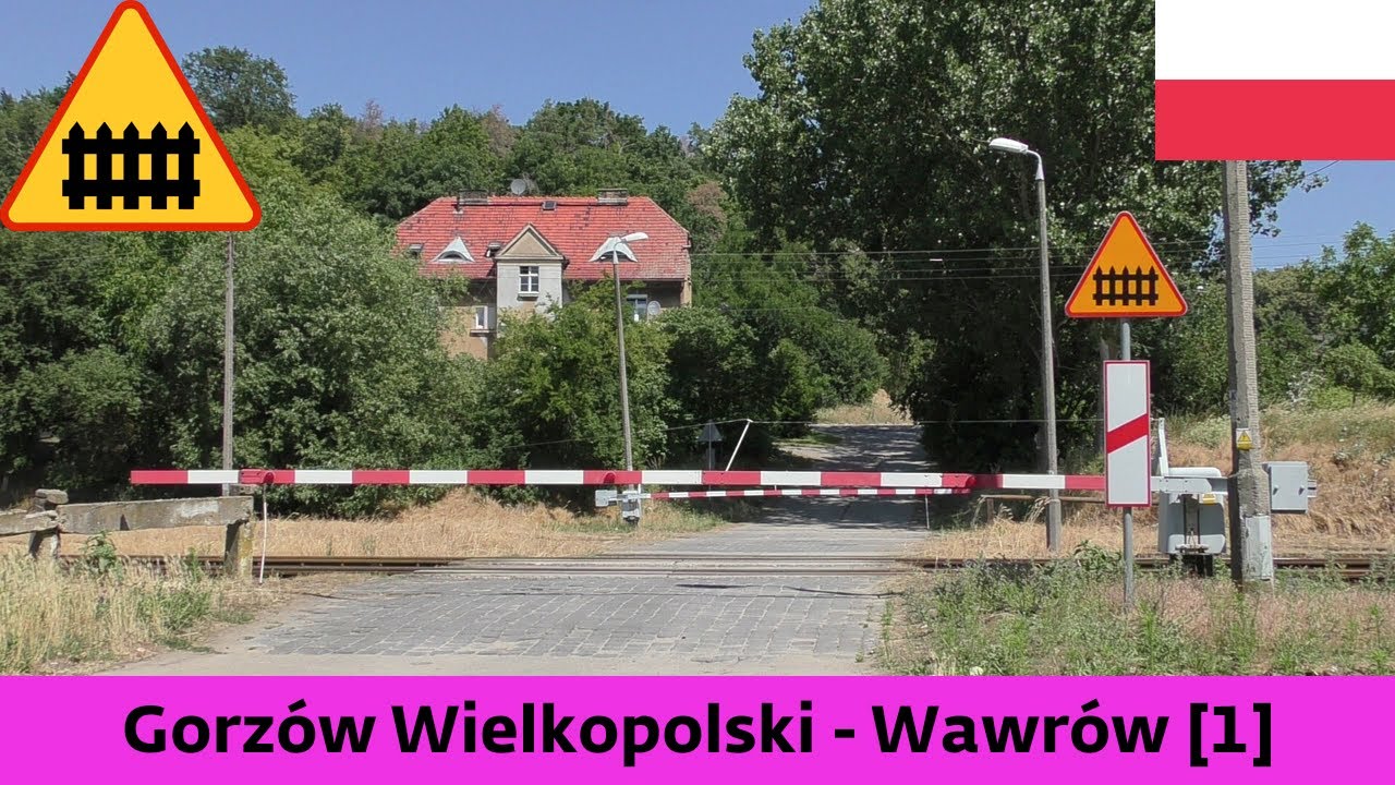 Železniční přejezd/Przejazd kolejowy Gorzów Wielkopolski-Wawrów [1] (PL) - 9.7.2023