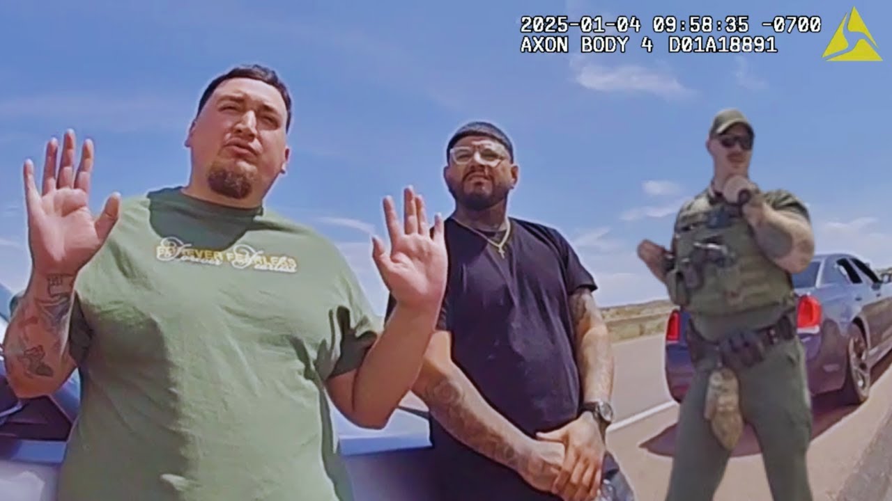 Контрабандисты пойманы с 13 фунтами кокаина. BODYCAM