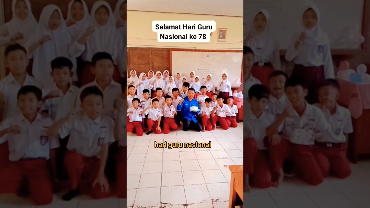 Selamat Hari Guru Nasional ke 78 #bulesunda