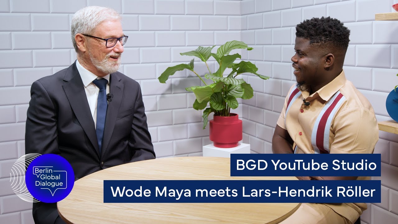 BGD x YouTube Studio | Wode Maya meets Lars-Hendrik R&ouml;ller