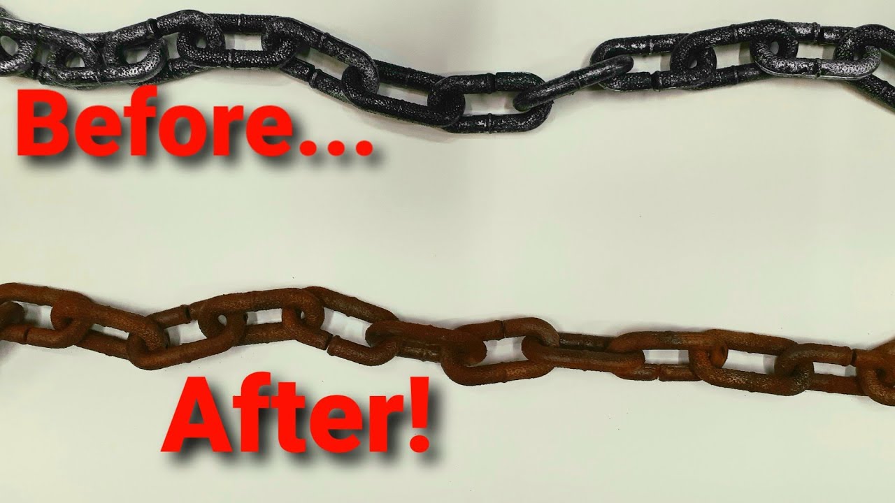 DIY 5 MINUTE RUST! with PAPRIKA! On Dollar Store Chain=Cheap, Fast &Easy! #diy #dollartree
