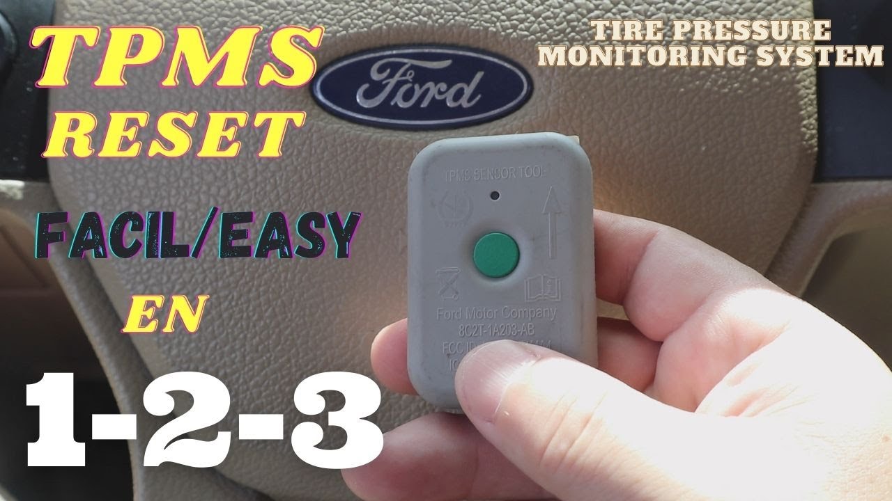 Ford explorer 2006- 2010 TPMS RESET  Tire Pressure Monitoring System