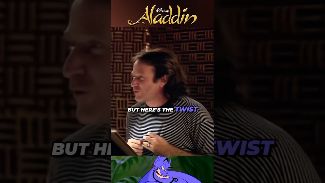 🧞 Robin Williams ✨ and The Twist That Forbids Disney To Do This! #genie #aladdin #shorts