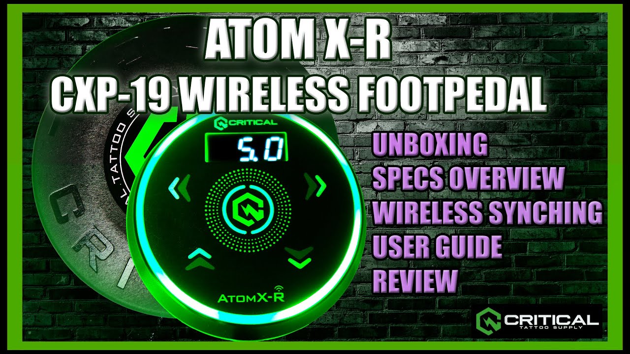 Critical Atom X-R & CXP-19 Foot Pedal review! Unboxing, User Manual & How To Wirelessly Sync!