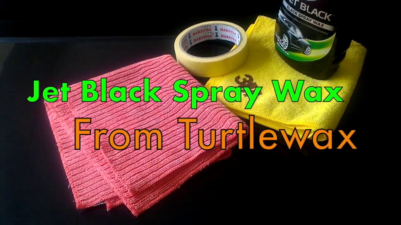 Jet Black Spray Wax from Turtlewax (Test in W202)