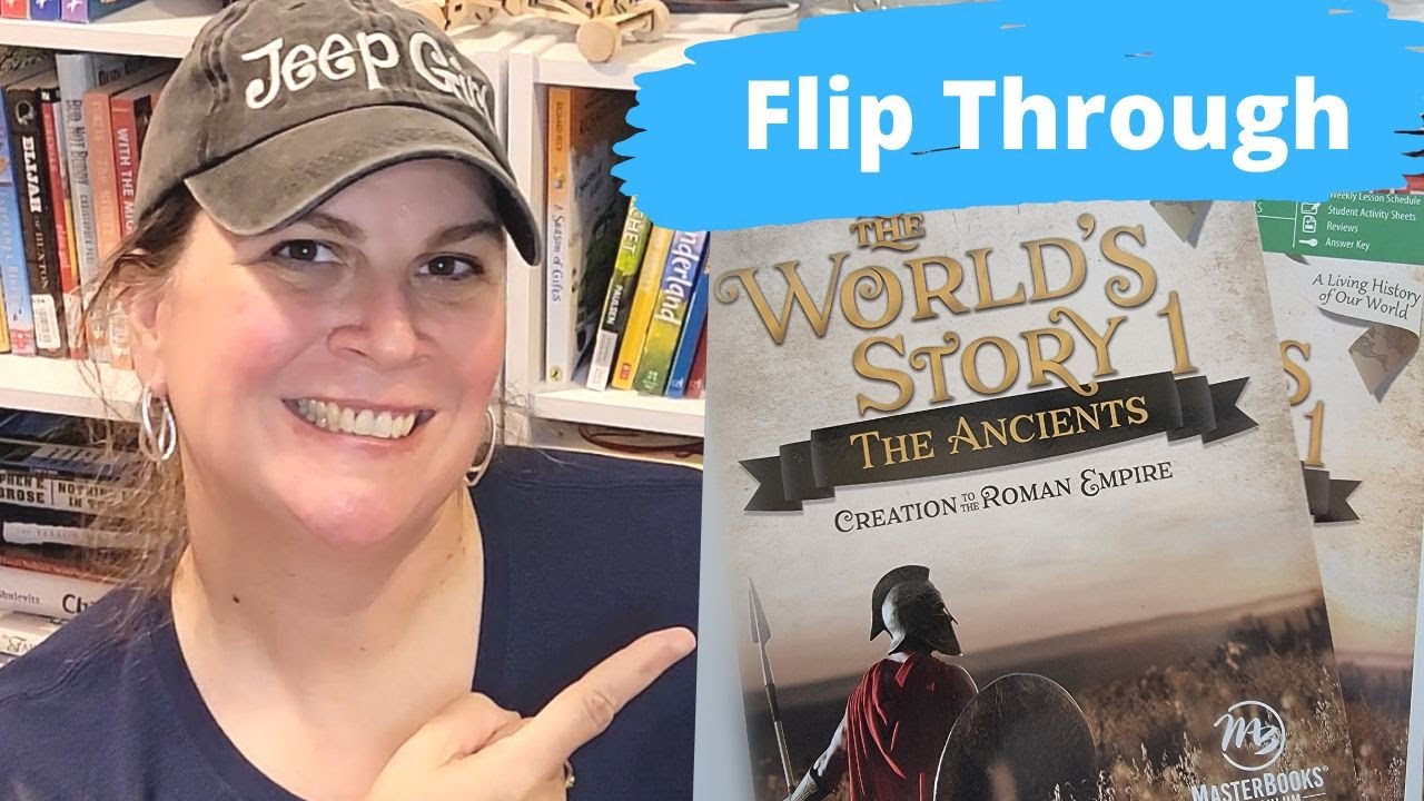 MasterBooks World's Story 1:  The Ancients, Creation to the Roman Empire Flip Through