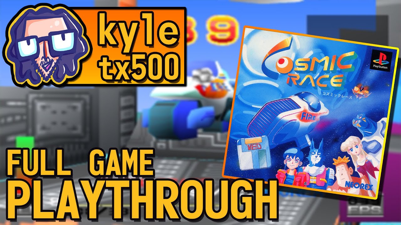 Cosmic Race (PS1, 1995) - The ONLY Full-Game Playthrough