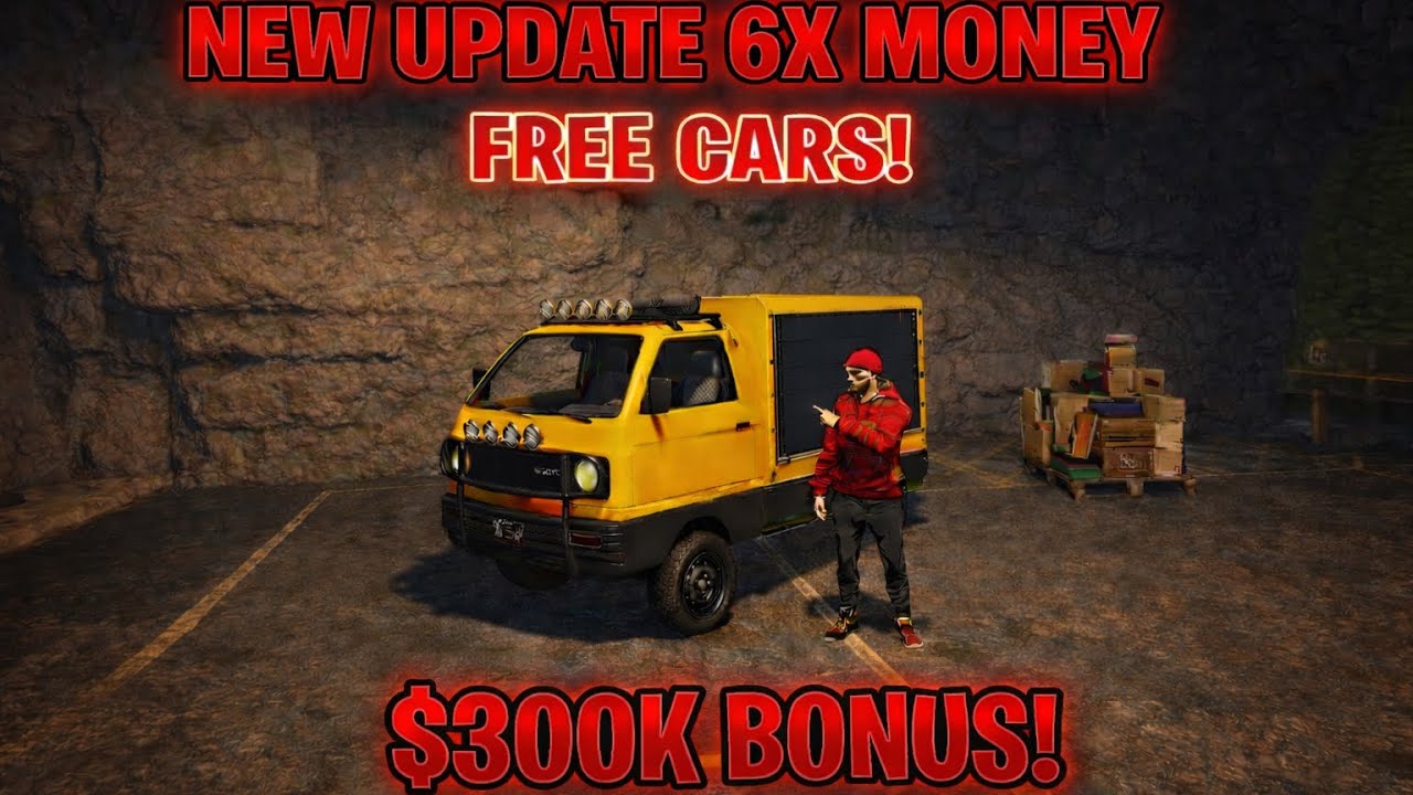 GTA ONLINE WEEKLY UPDATE! FREE CARS, 6X MONEY & $300K BONUS!