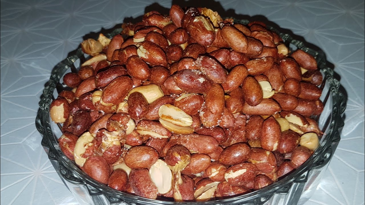طريقة تحميص الفول السوداني بالببريكا
