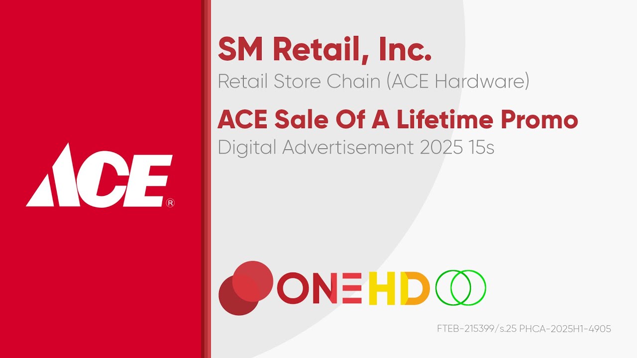 ACE Hardware Sale Of A Lifetime Promo Digital Ad 2025 15s (Philippines) [HD/ST]