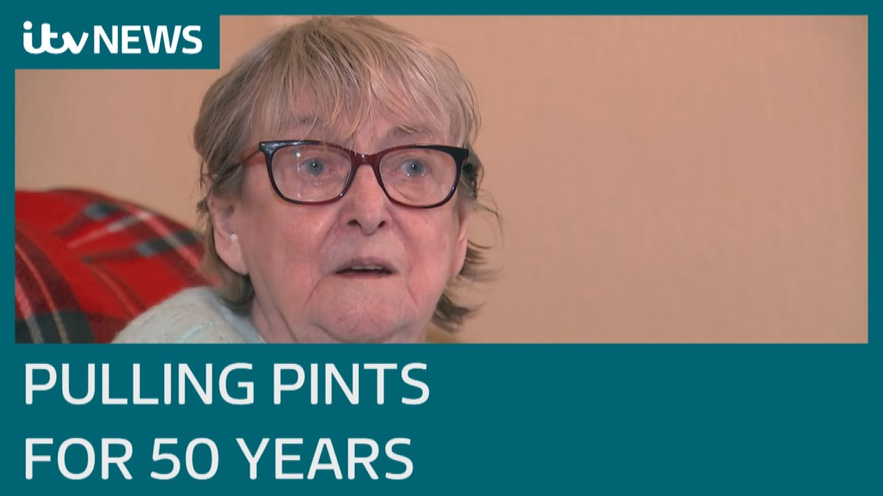 91-year-old landlady celebrates 50 years at Manchester's Peveril of the Peak pub | ITV News