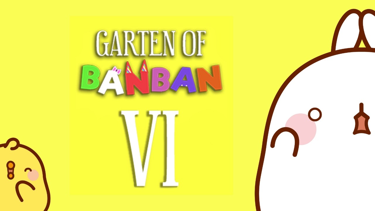 Molang and Piu Piu Playing Garten of Banban 6! 😖