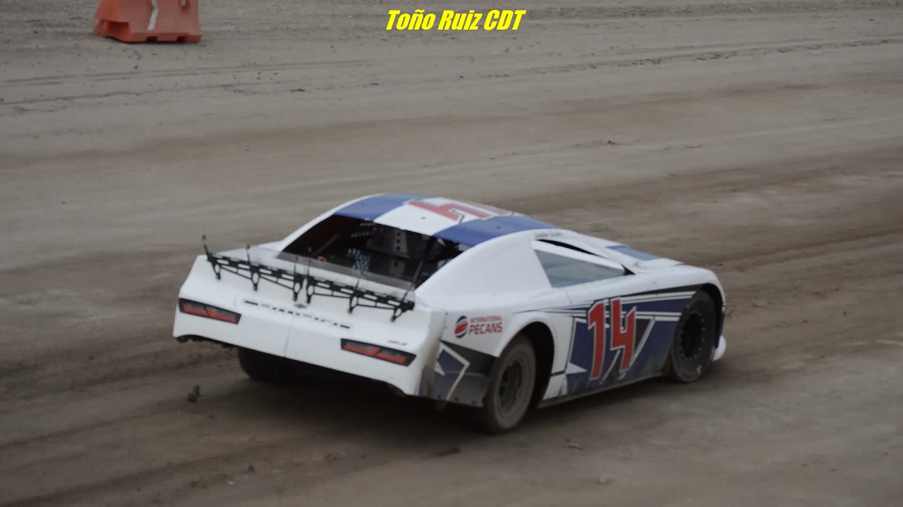 Autódromo Los Nogales Dirt Track Practica Piloto Roberto Gardea #14 Cat. Novatos V8 Temporada 2021